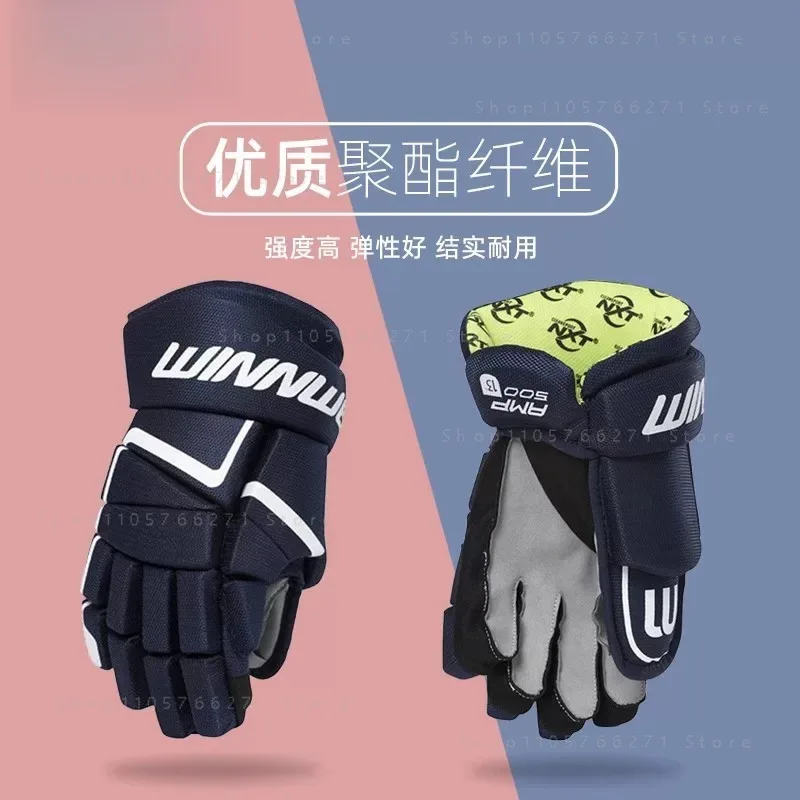 Ice Hockey Gloves Kids Protective Gear for Youth Adult Street Hockey
