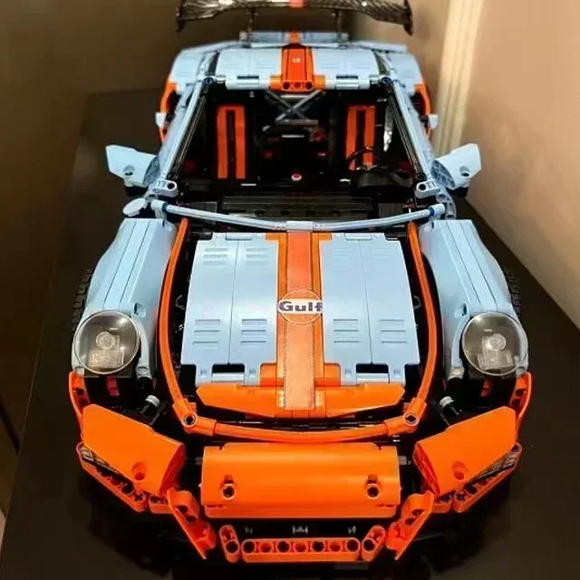 New 1:8 Scale GT3 RS Supercar Racing Car Vehicle Sport Model Fit 42056 Building Blocks Kid Educational Toy Birthdays Gifts Set