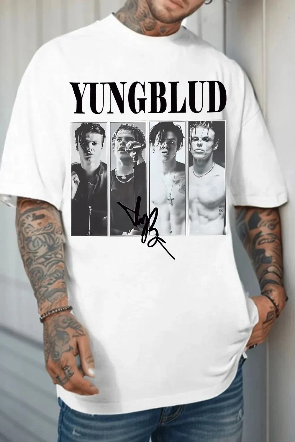 Cool Fashion 2026 Yungblud Printed Cotton T-shirt Men's Summer Casual Top Short Sleeve Classic Male Women Tee Unisex