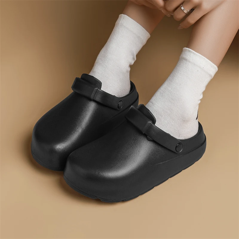 Sandalen Damen 2025, Sommer, neue Baotou-Hausschuhe, rutschfeste, leichte Strandschuhe – Detail 15