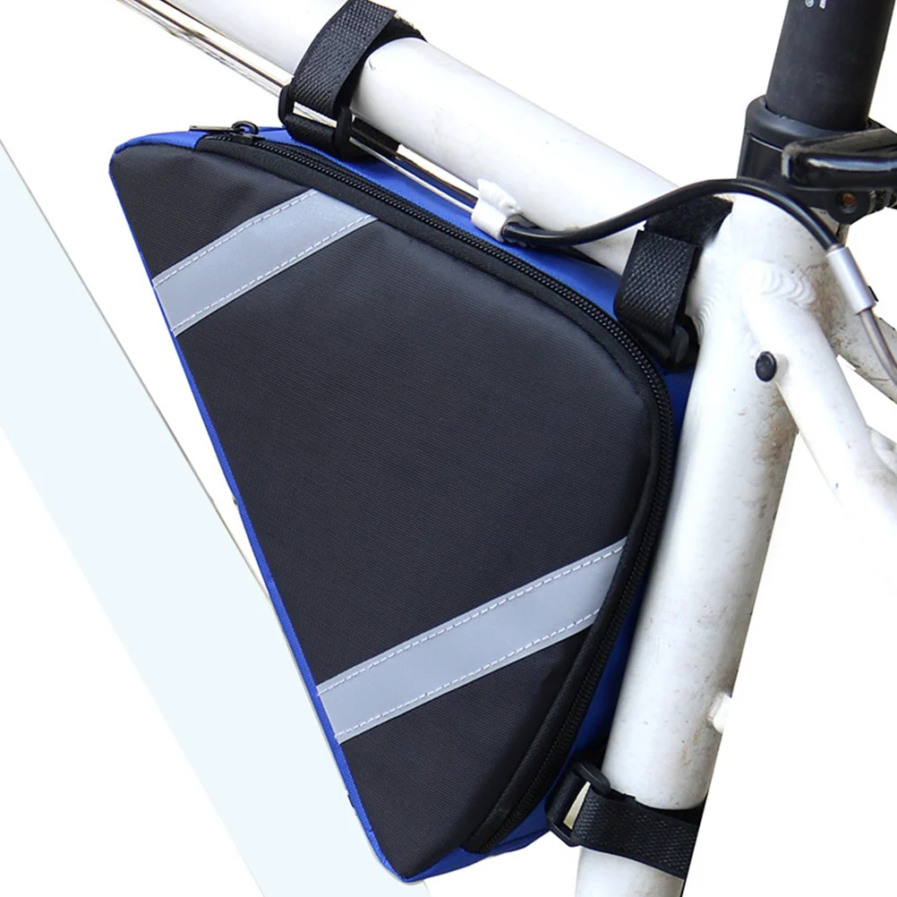 

Triangle Bike Bag Durable Smooth Zipper for Mountain Bikes Folding Road Frames Professional Pouch Easy Clean Craftsmanship Bike