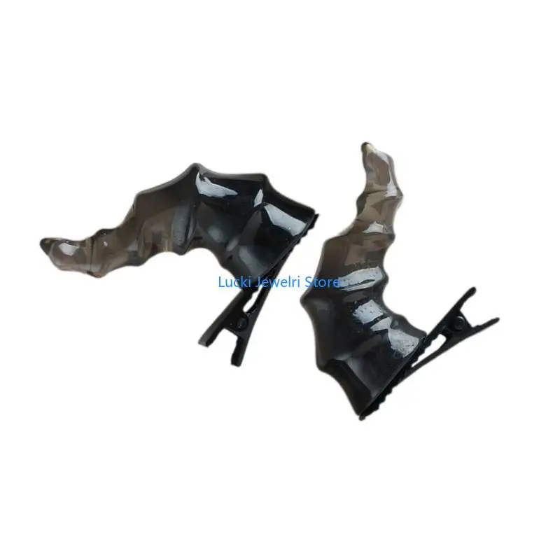 193E Lovely Hair Clip Devil Horn Hair Barrettes Girls Duckbills Braids Hairpin