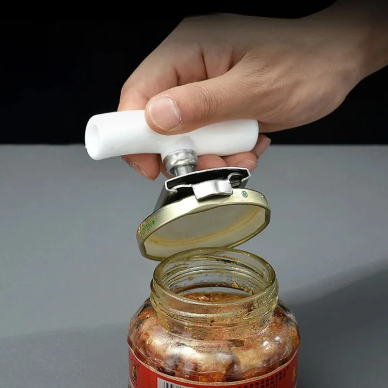 

Открывалка для консервных банок из нержавеющей стали, экономичная отвинчивающаяся крышка, многофункциональная открывалка для дома, регулируемая вращающаяся открывалка для бутылок, кухонные инструменты
