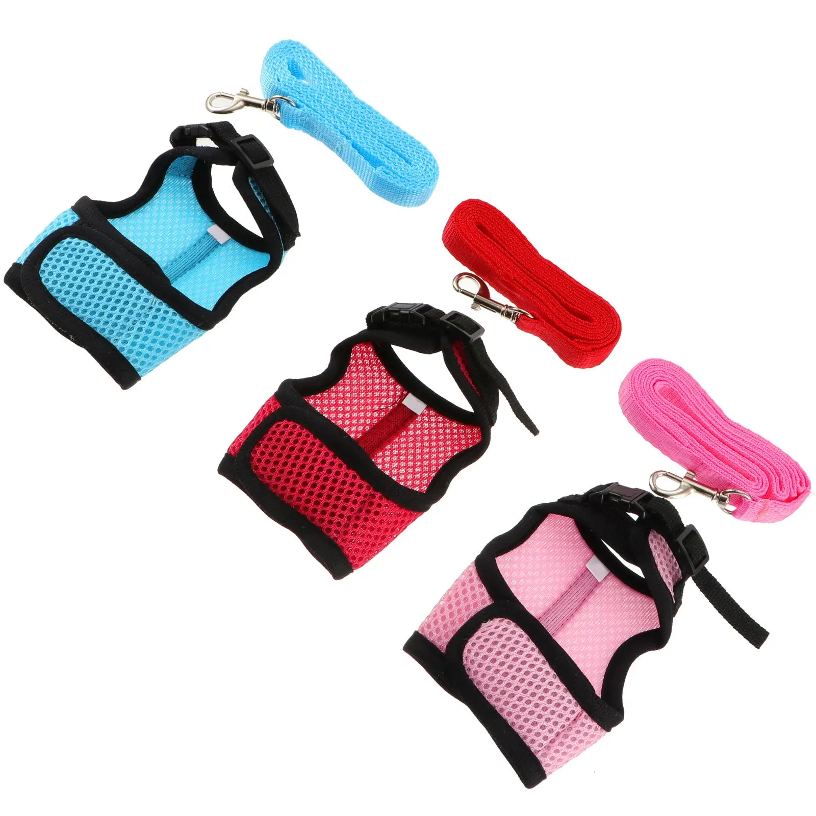 

Pet Leash Small Animal Rabbit Baby Ferrets Net Chinchilla Puppy Soft Breathable Walking Harness Outfits Wedding Holiday Birthday