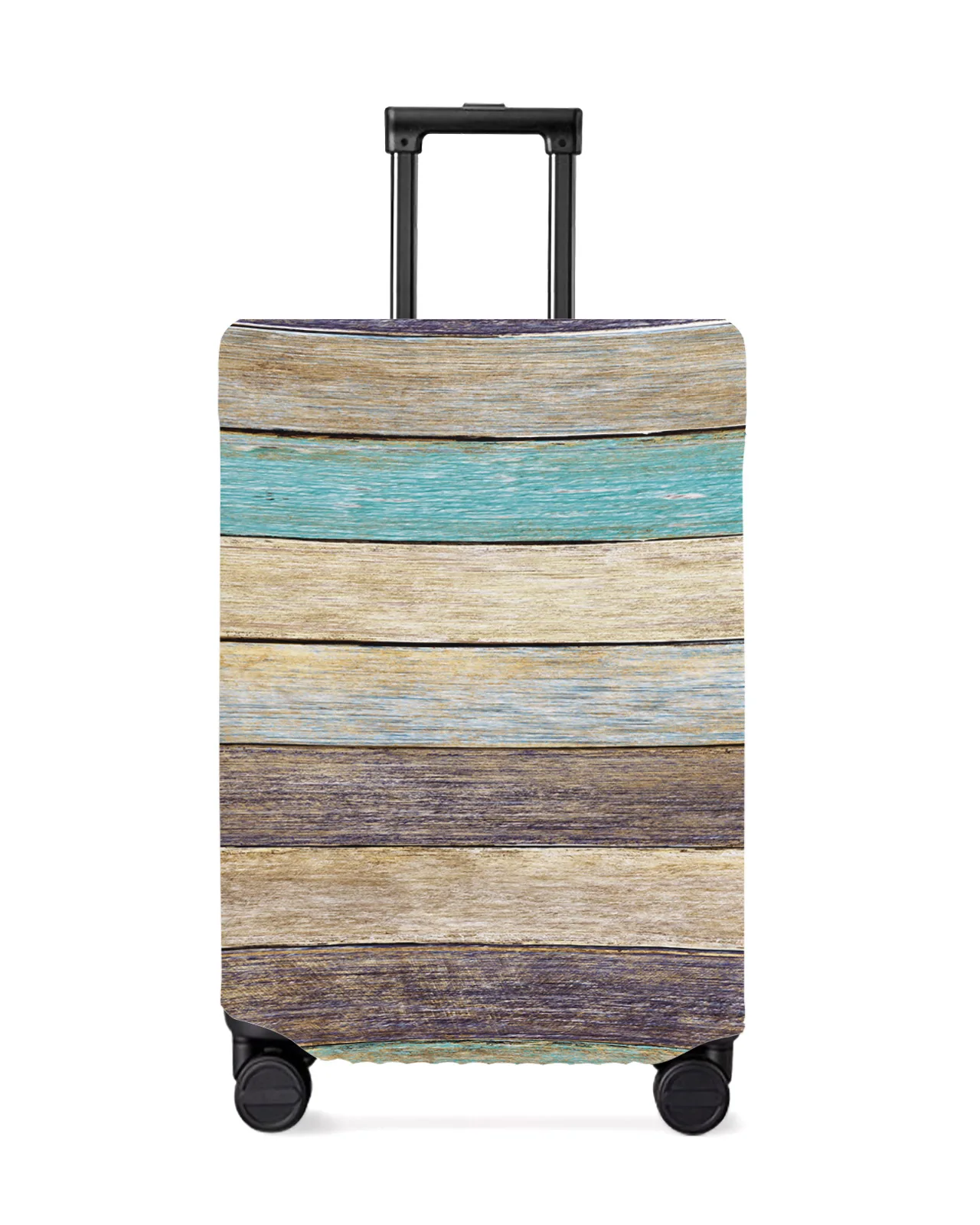 

Vintage Wood Texture Travel Luggage Protective Cover for 18-32 Inch Travel Accessories Suitcase Elastic Dust Case Protect Sleeve