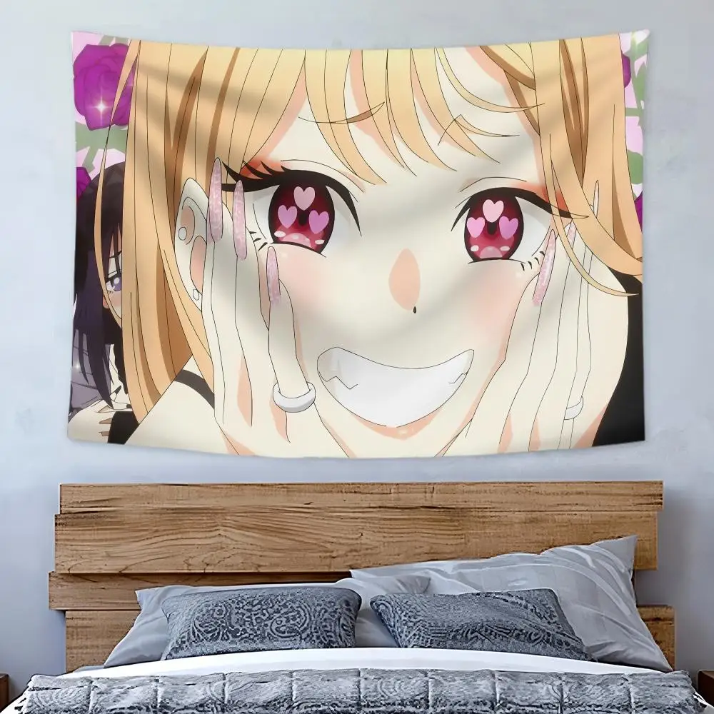 Anime My D-Dress-Up Darling Tapestry Art Decor Banner Microfiber Backdrop for Bedroom Living Room Bar Garden Party