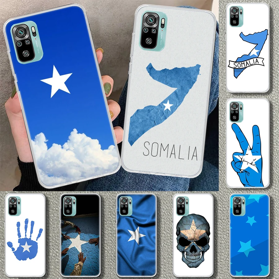 Somali Somalia National Flag Phone Case Cover for Xiaomi Redmi 12C 12 10C 10 10A 9C 9 9A 9T 8 8A 7 7A 6 6A K20 K40 Pro S2 10X Fu