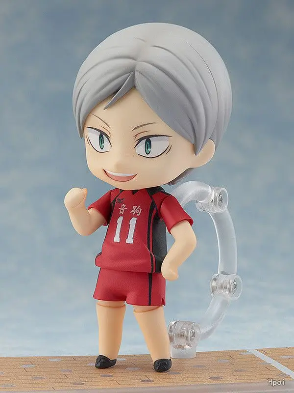 In Stock Original GSC Good Smile Nendoroid 806 807 Lev Haiba Yaku Morisuke Haikyuu!! 10CM Collection Action Figure Toys Gifts