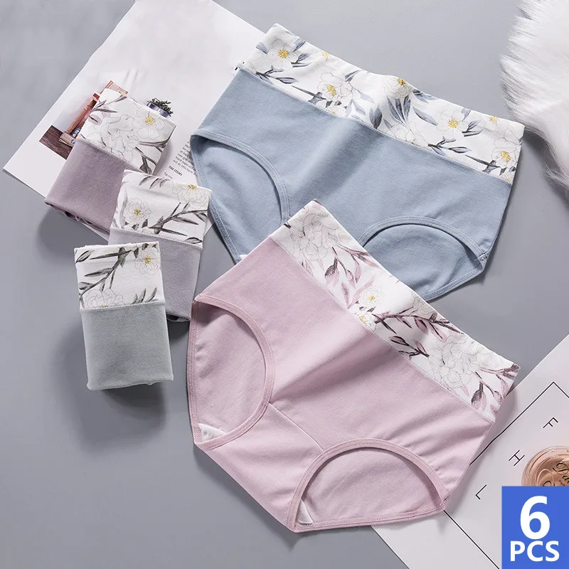 

High Waist Women's Cotton Underwear Plus Size Lingere Comfortable Women Panties Seamless Abdomen Underwear Women Sexy Panties