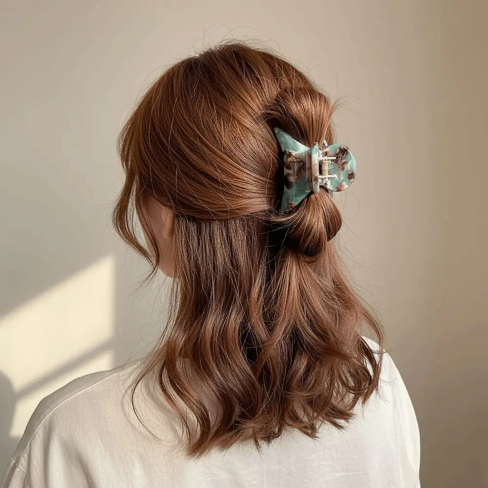 Trendy French Hair Claw Clips Elegant Retro Crab Shark Clip Acetate High Ponytail Holders for Women Girls