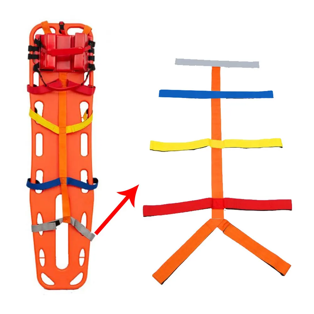 Ambulance Stretcher Strap Spine Board Belt Patient Rescue Strap Restraint Safety Immobilization Spinal Fixation for Spine Board