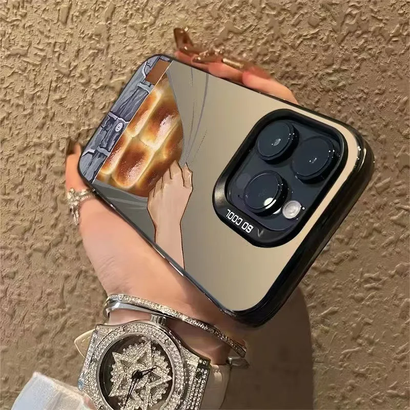 La custodia per cellulare con muscoli addominali dalla faccia bianca è adatta per iPhone 16 15 14 13 12 11 Pro/ Max/Plus cover posteriore antiurto