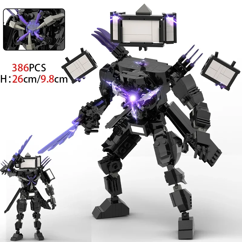 

Moc New Skibidi Toilet Figure BlockToys For Boys TvMan Plus Titan Cameraman Speakerman Bricks Model For Kid Xmas Birthday Gifts