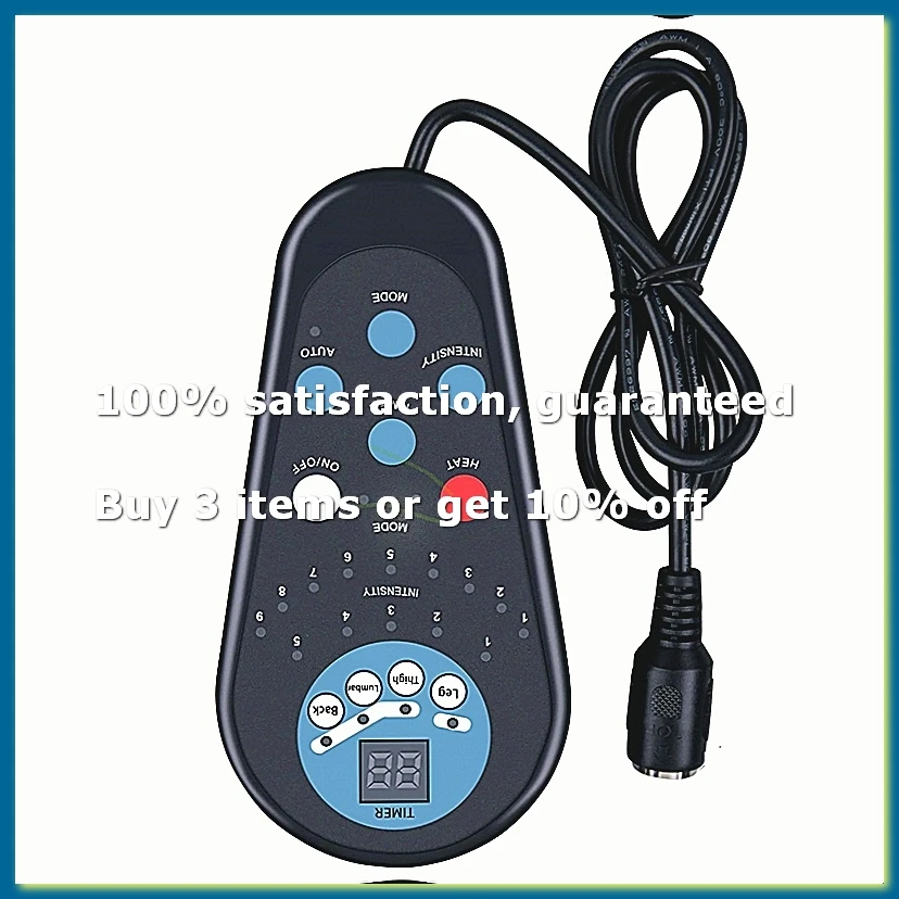 Recliner Remote Handset Controller Replacement, for Relaxzen Longstreet Rocker Power Recliner, 8 Pin Female Plug Remote-DT30