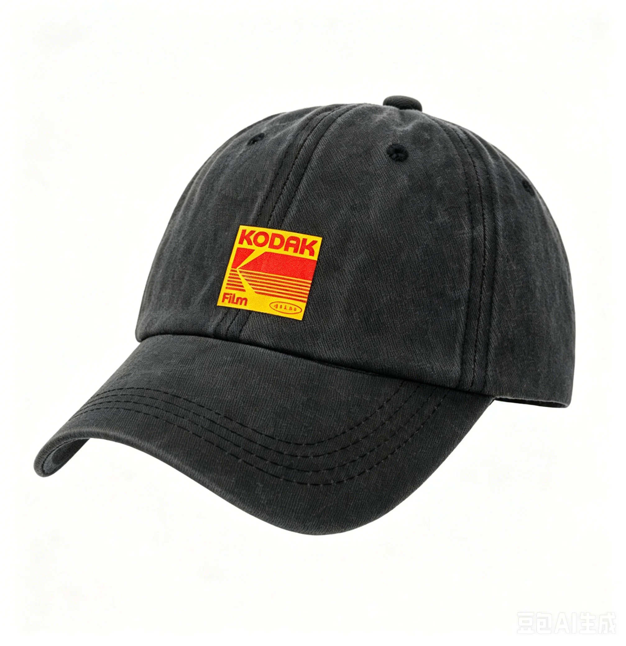 Najnowszy kapelusz typu bucket hat Kodak z bawełny pranej, retro, chroniący przed słońcem, unisex, na podróże i plażę, 2026