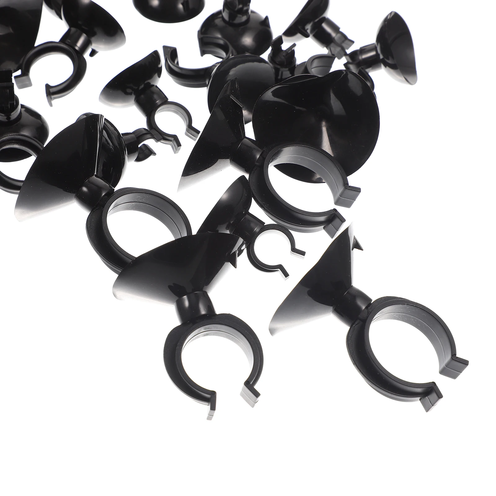 

40pcs Aquarium Suction Cups Silicone Clamps Fish Tank Heater Tubing Fixing Clips Strong ABS Material Easy Adjustment Smooth