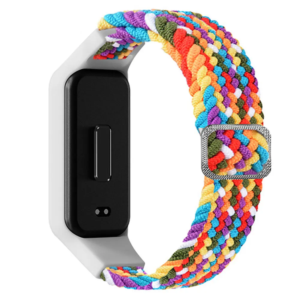 Watchband + Case For Redmi Band 2 Bracelet Sport Nylon Wristband Wriststrap Xiaomi Band 8 Active Replacement Smart Accessories