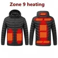 9 Areas heated Black