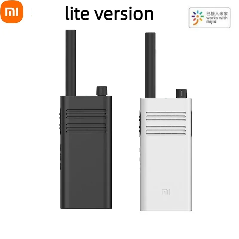 Xiaomi Mijia Walkie Talkie Lite Smart Civil 5 Km Intercom Outdoor Handheld Mini Radio Talkie Walkie Smart Work With Mi home app