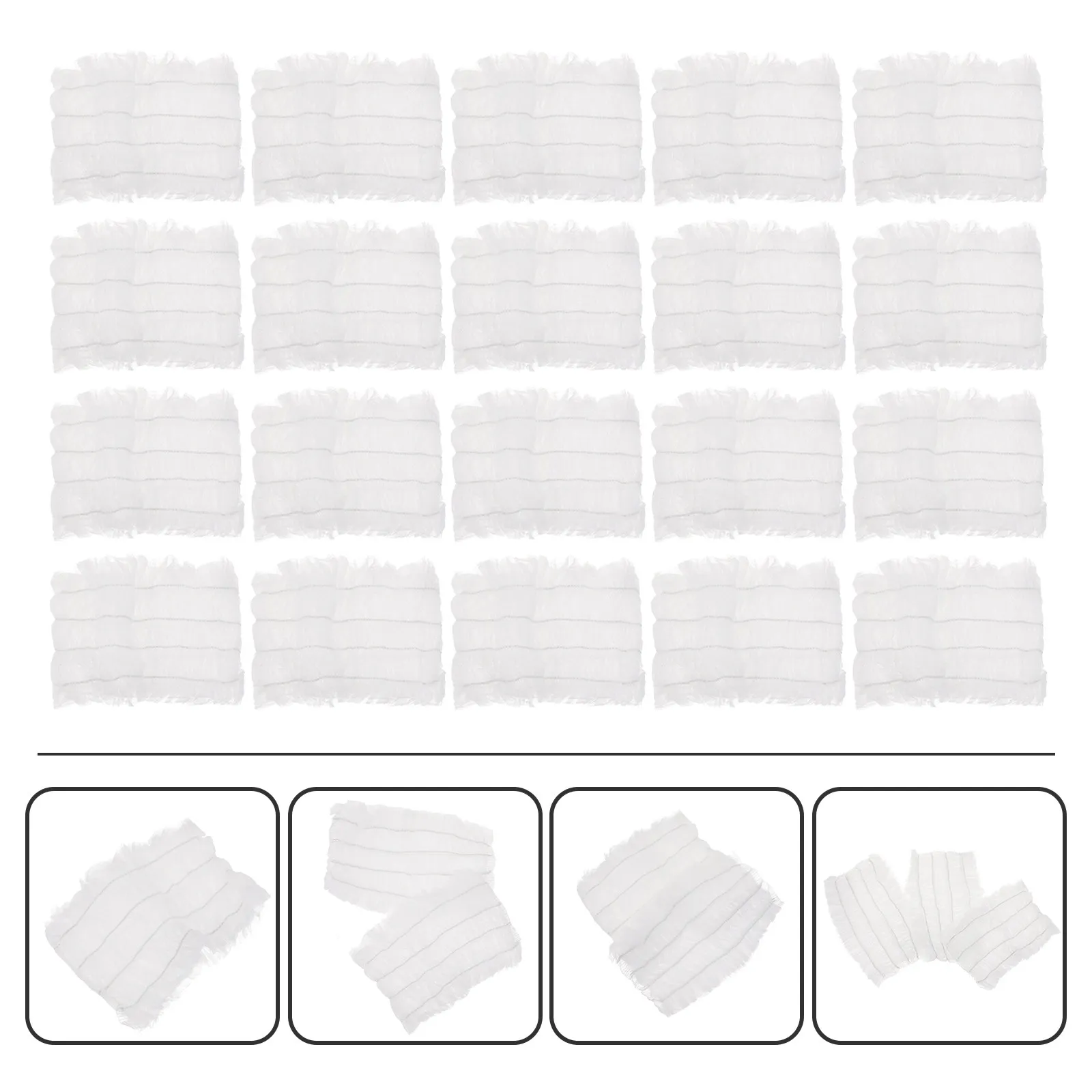 

100Pcs Disposable Headbands One Size Fits All Non-Woven Facial Spa Hair Bands for Skin Care Massage Makeup Beauty Salon Use