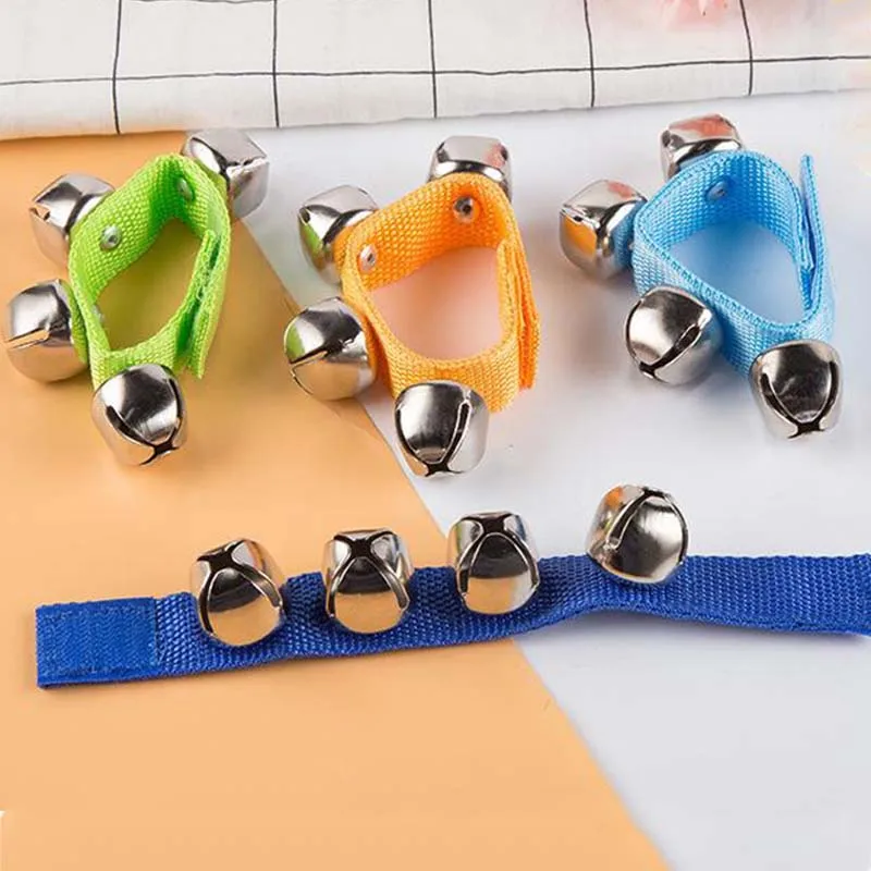 1pc Wrist Bell Colorful Musical Instruments Toy Music Enlightenment Leisure Entertainment Props Suitable for Beginners TMZ