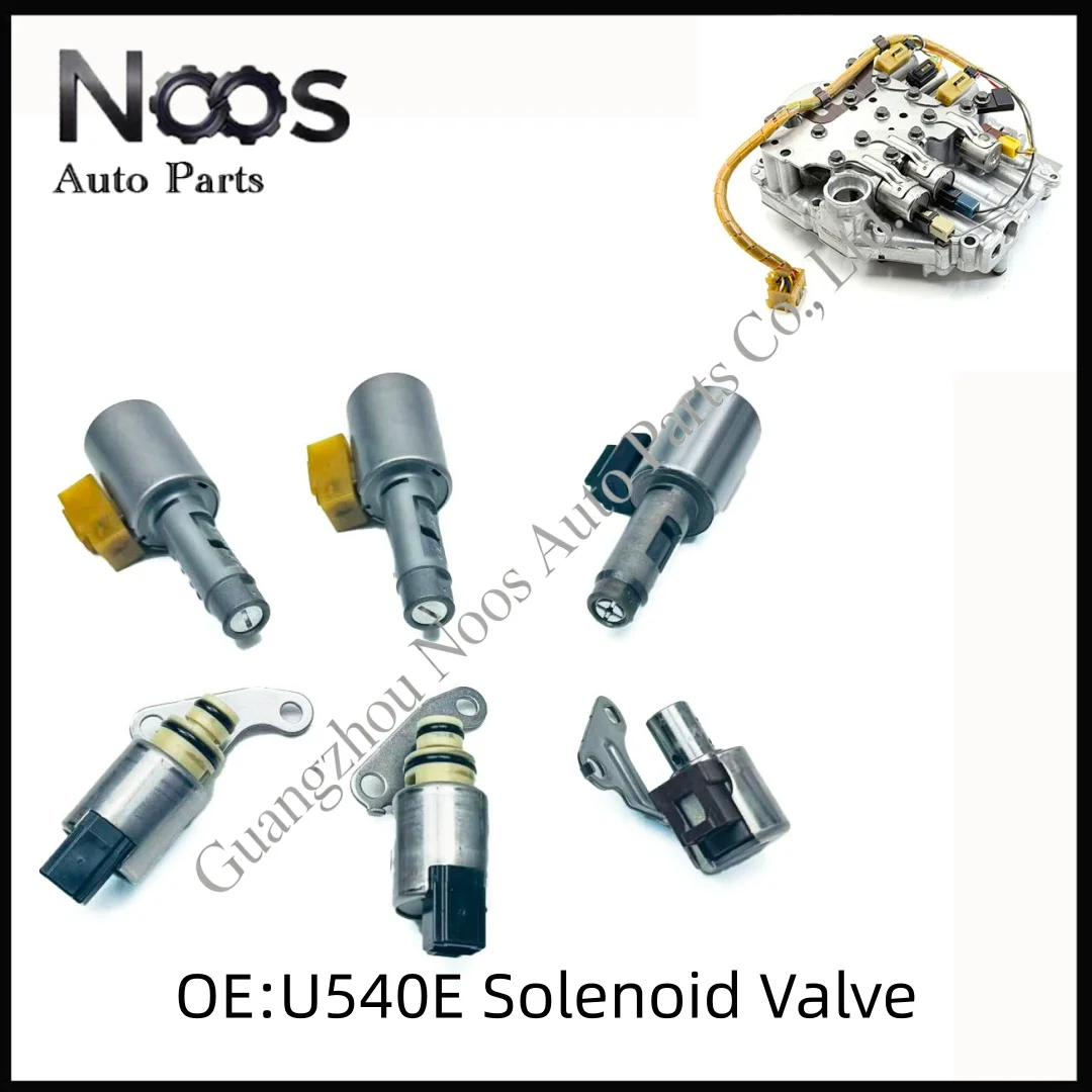 U540 U540E Automatic Transmission Control Solenoid Valve Kit (6-Piece Set) for Toyota