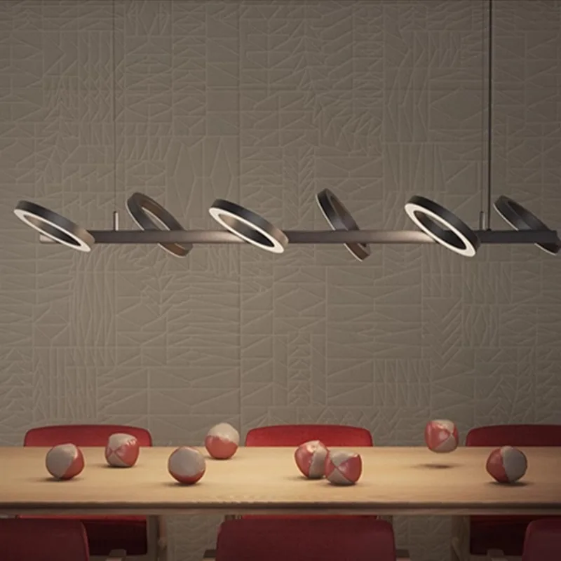 Modern Minimalist Restaurant Pendant Light Art Living Room Table Light Bar Bar Bar Long Pendant Light