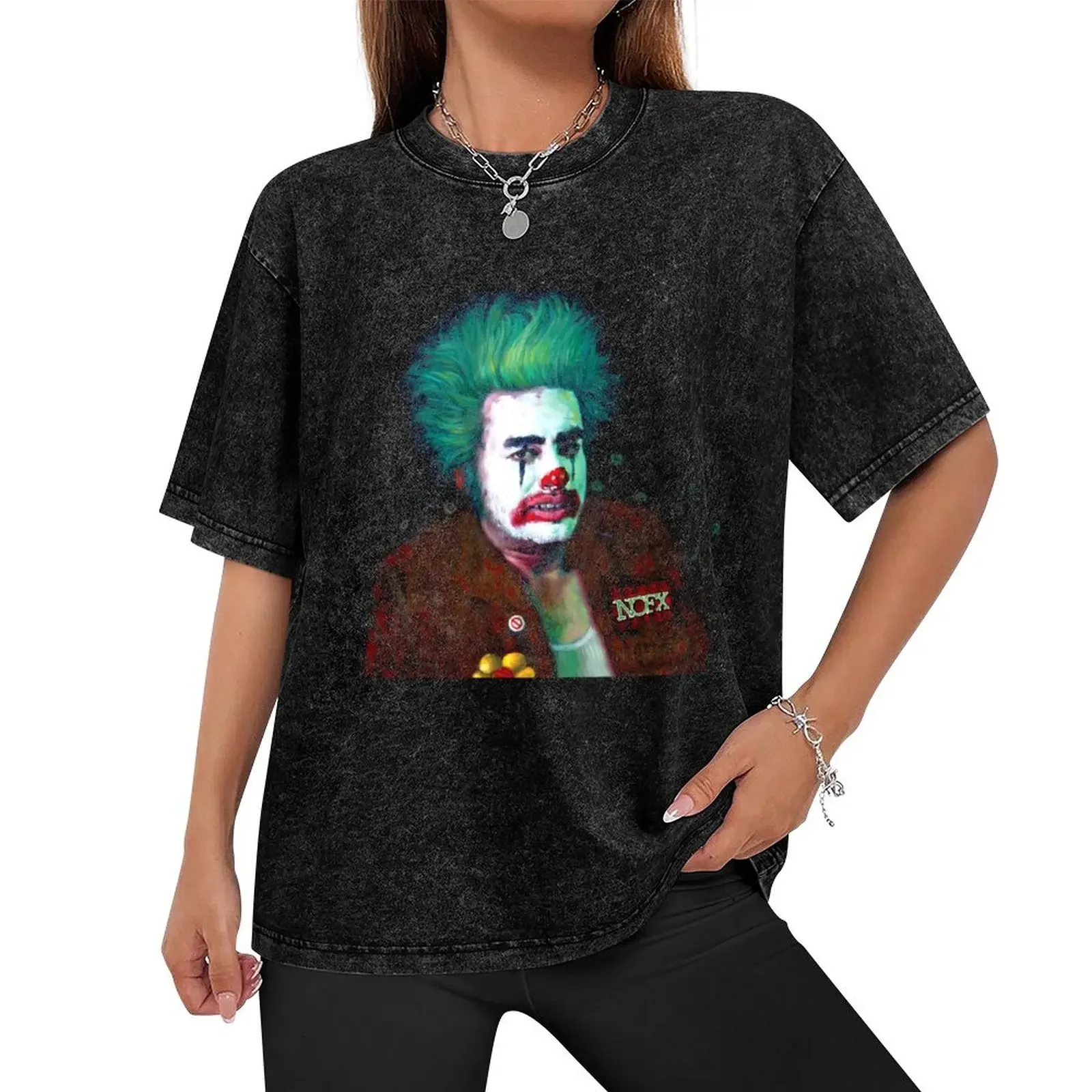 NOFX Cokie The Clown Album Cover T-Shirt cheap stuff korean fashion cute clothes fruit of the loom mens t shirts