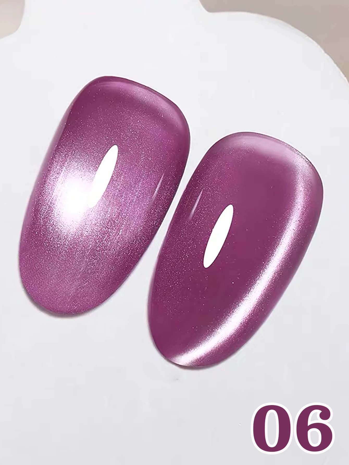 WS Autumn and Winter Satin Cat Eye Gel Nail Polish Network Red Explosive New Style Popular White Nail Polish Special Nail Gel