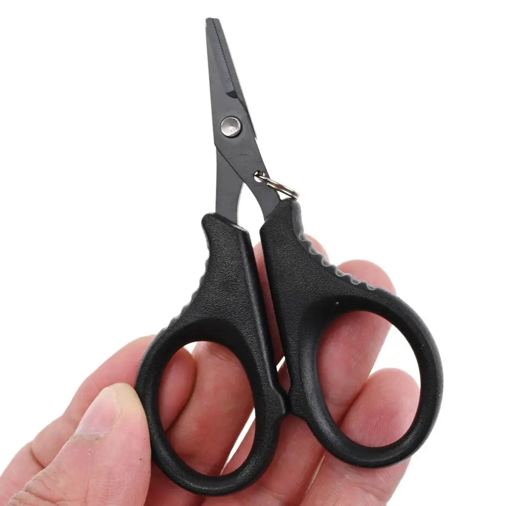 Portátil Aço Inoxidável Pesca Scissor, Alicate Cut Linha PE, Linha Braid Cortador, Plies Carp Tools, Acessórios