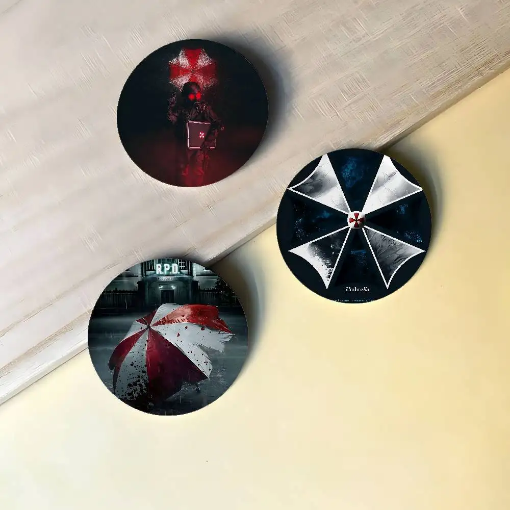 Umbrella Corporation Badges Peripheral Lapel Pins Tinplate Round Brooch For Shoulder Bag Accessories Souvenir Gifts