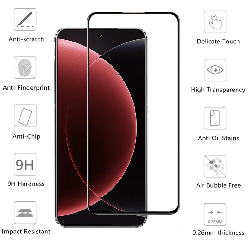 For Xiaomi 15 Ultra 5G Glass For Xiaomi 15 Ultra Transparent Screen Protective Glass Camera Len Film Glass For Xiaomi 15 Ultra