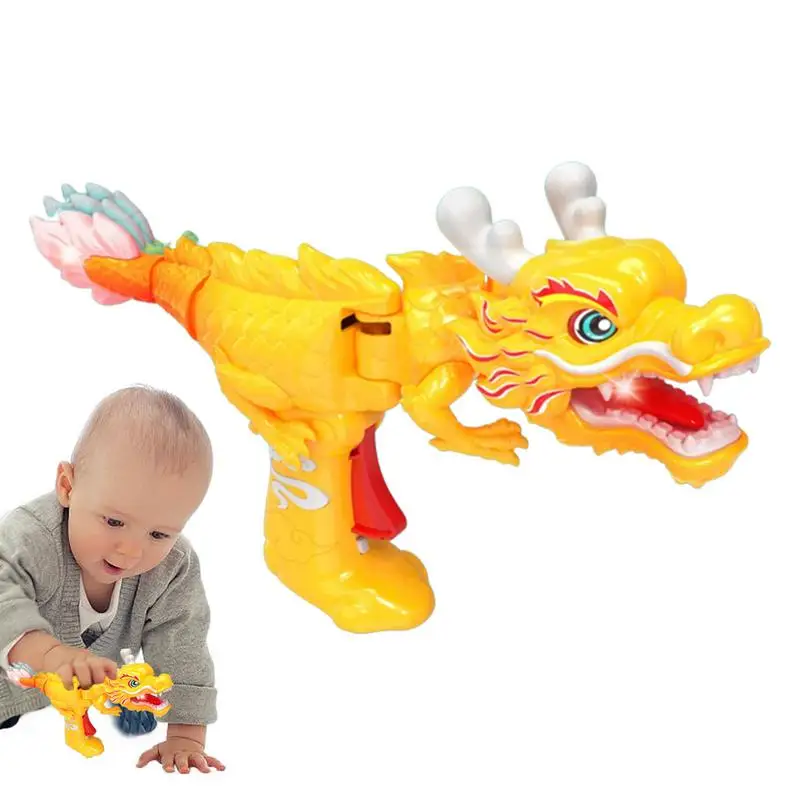 

Dragon Toy Figures Swing Toys Fun Dragon Figures Preschool Educational Light Up Dragon Toy For Kids Children Girls Birthday Gift