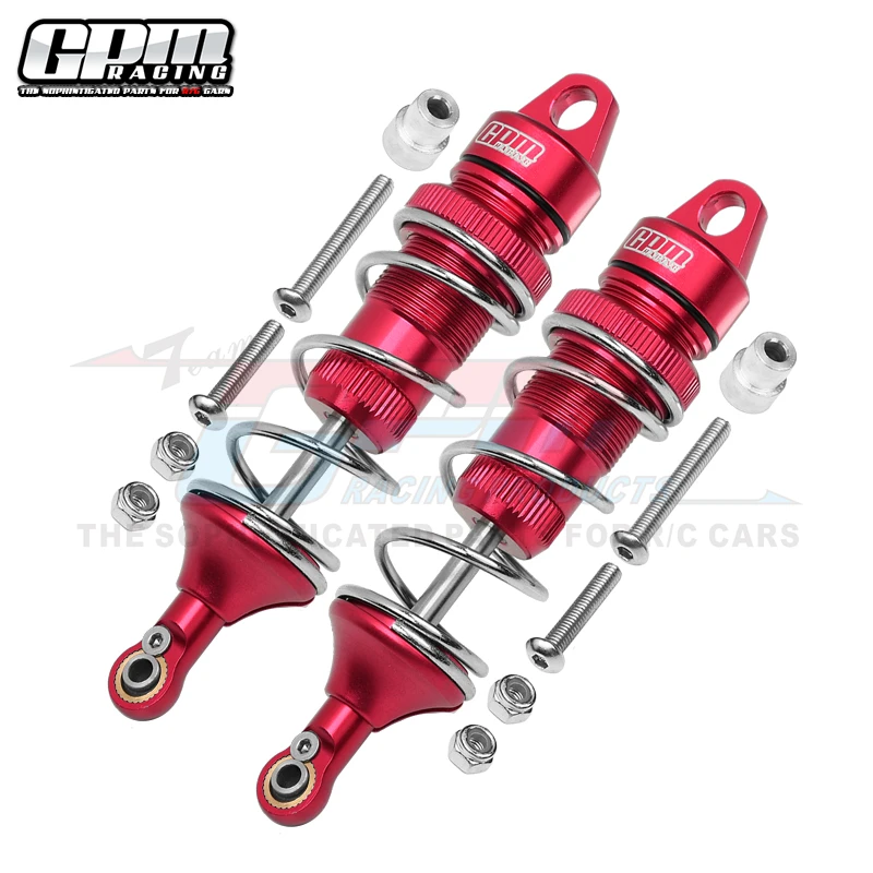 GPM Aluminum Rear Thickened Spring Dampers 101MM For LOSI 1/10 Lasernut Tenacity Ultra 4