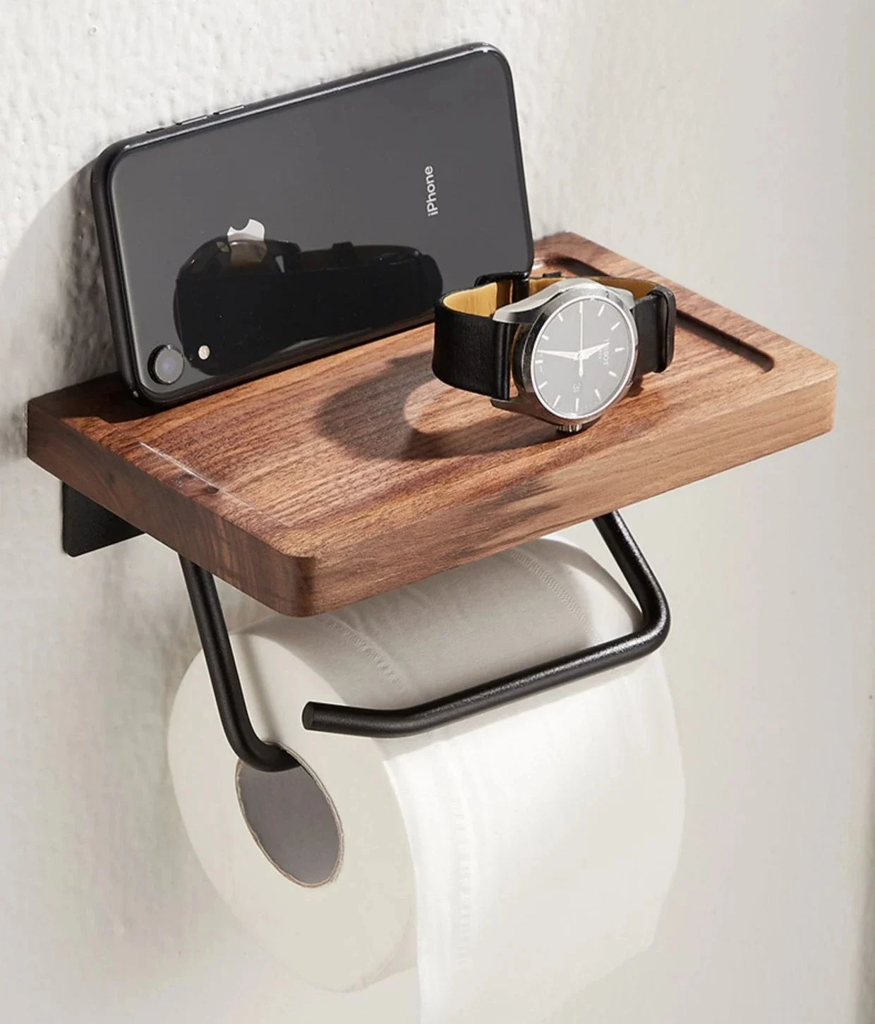 

Toilet Tissue Roll Holders Wall Mount with Self Screw for Small Items,Tissue Holder for Bathroom Kitchen Bedroom