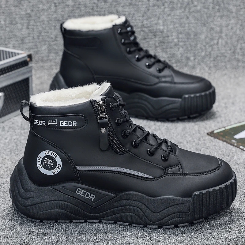 Minimal Trend Slip on Cold Weather Boots Flexible Soft Lining, Anti-Chafe Stylish Waterproof Anti Slip Light Warm Design