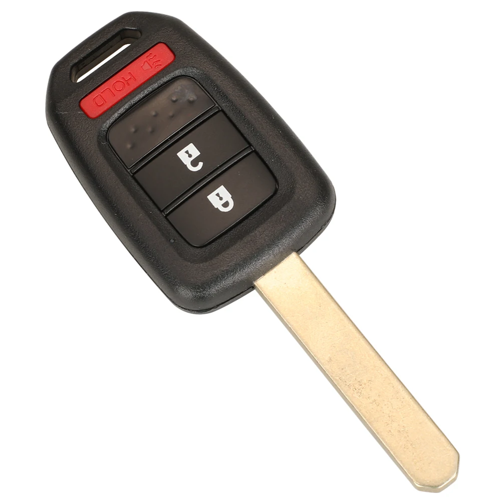 jingyuqin 10PS Car Key Fob 313.8/433Mhz ID47 Chip Remote Key Fob For Honda Accord 2013 2014 2015 2016 2017 MLBHLIK6-1T/1TA