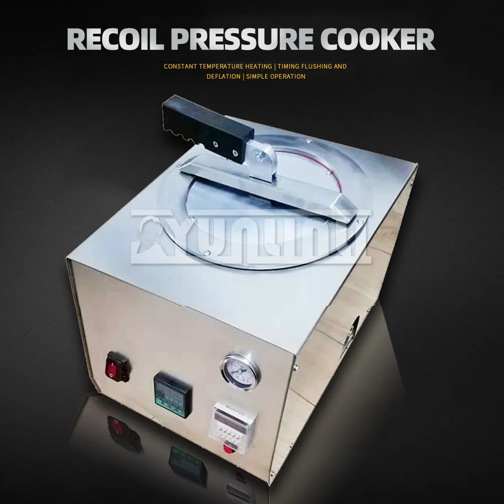 Dental High Pressure Heating Pot Injection Molding Pressure Cooker Pressure Polymerizer Dental Lab Automatic Euipment