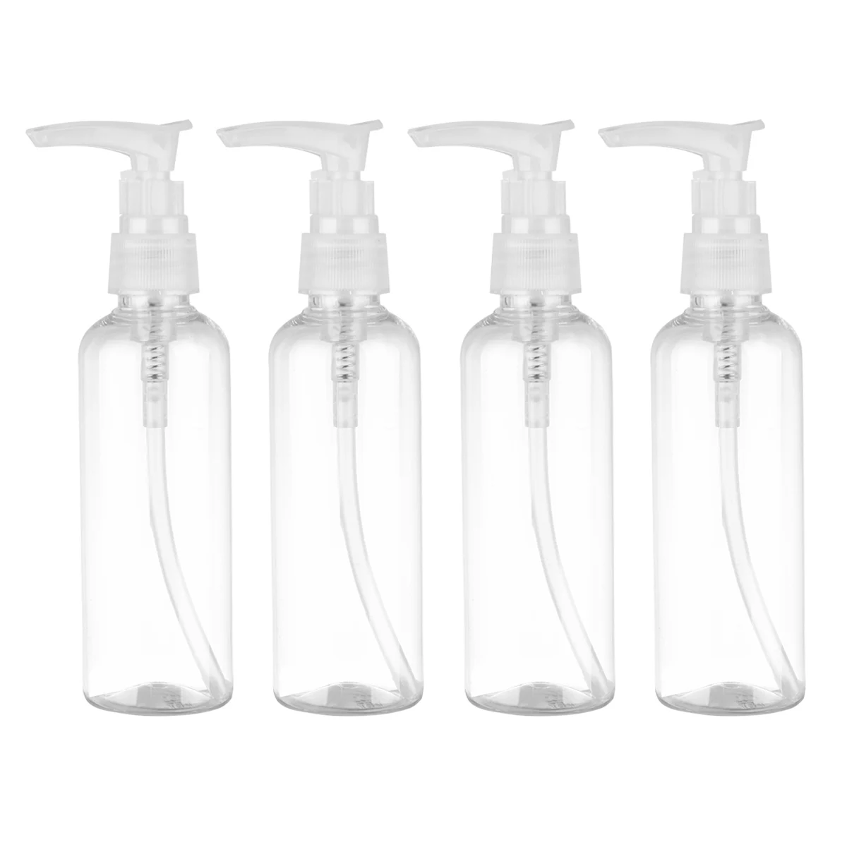

4PCS Emulsion Liquid Dispenser Plastic Pump Travel Size Home Lotion Bottle Bathroom Kitchen Emulsion Bottle Hotel