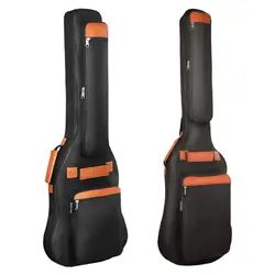 Electric Guitar Bags, Backpack Adjustable Shoulder Strap Black Electric for Stage Performance Acoustic Music Instrument