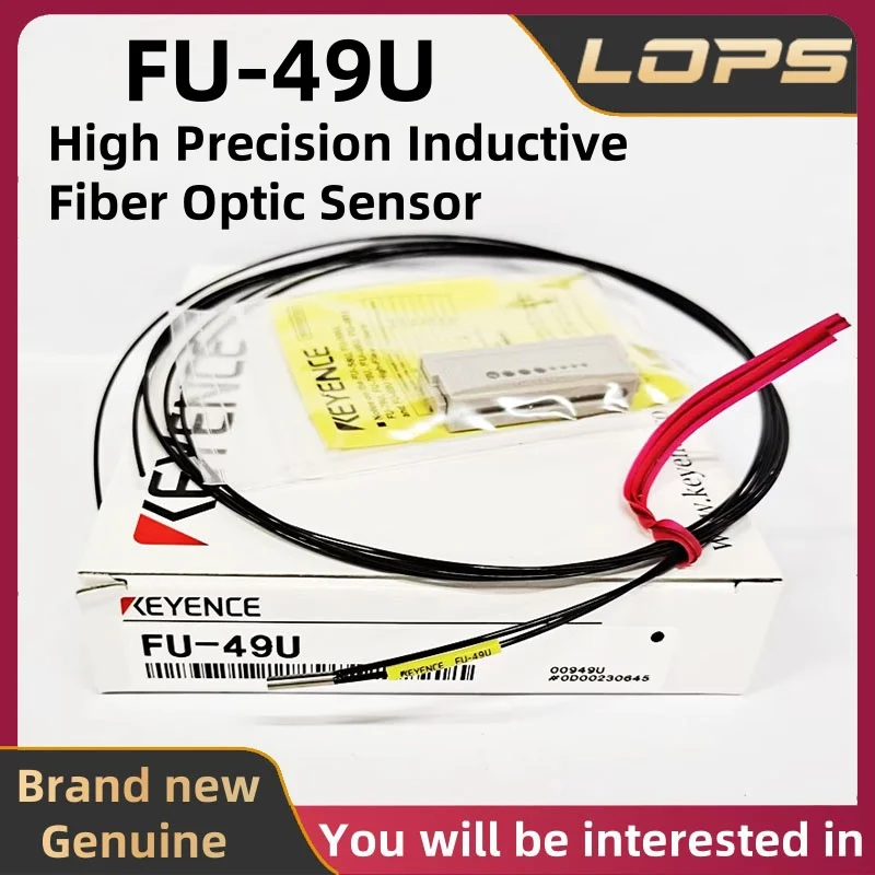 Sensor Óptico Indutivo de Alta Precisão Original Novo KEYENCE FU-49U