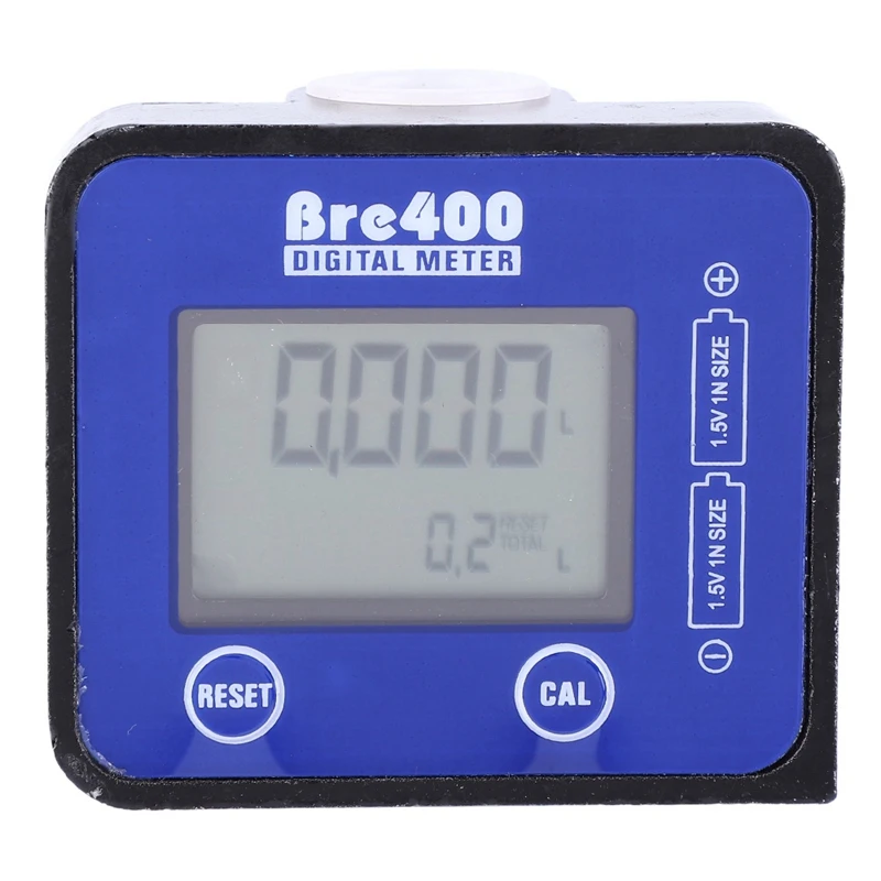 Digital Meter High Accuracy Flowmeter Gauge Blue LCD Display For Chemicals Liquid Water Ultrasonic Accessories