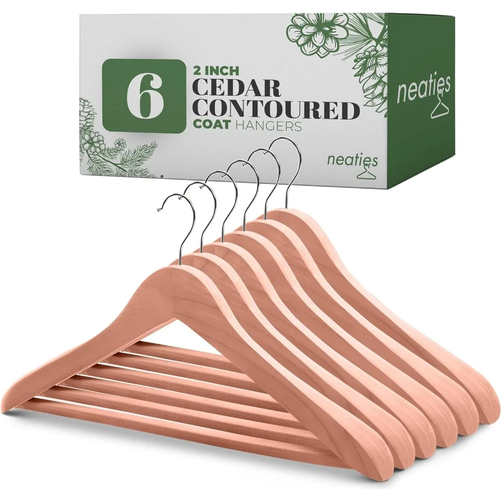 Neaties Premium Red Cedar Hangers for Closet Wide 2