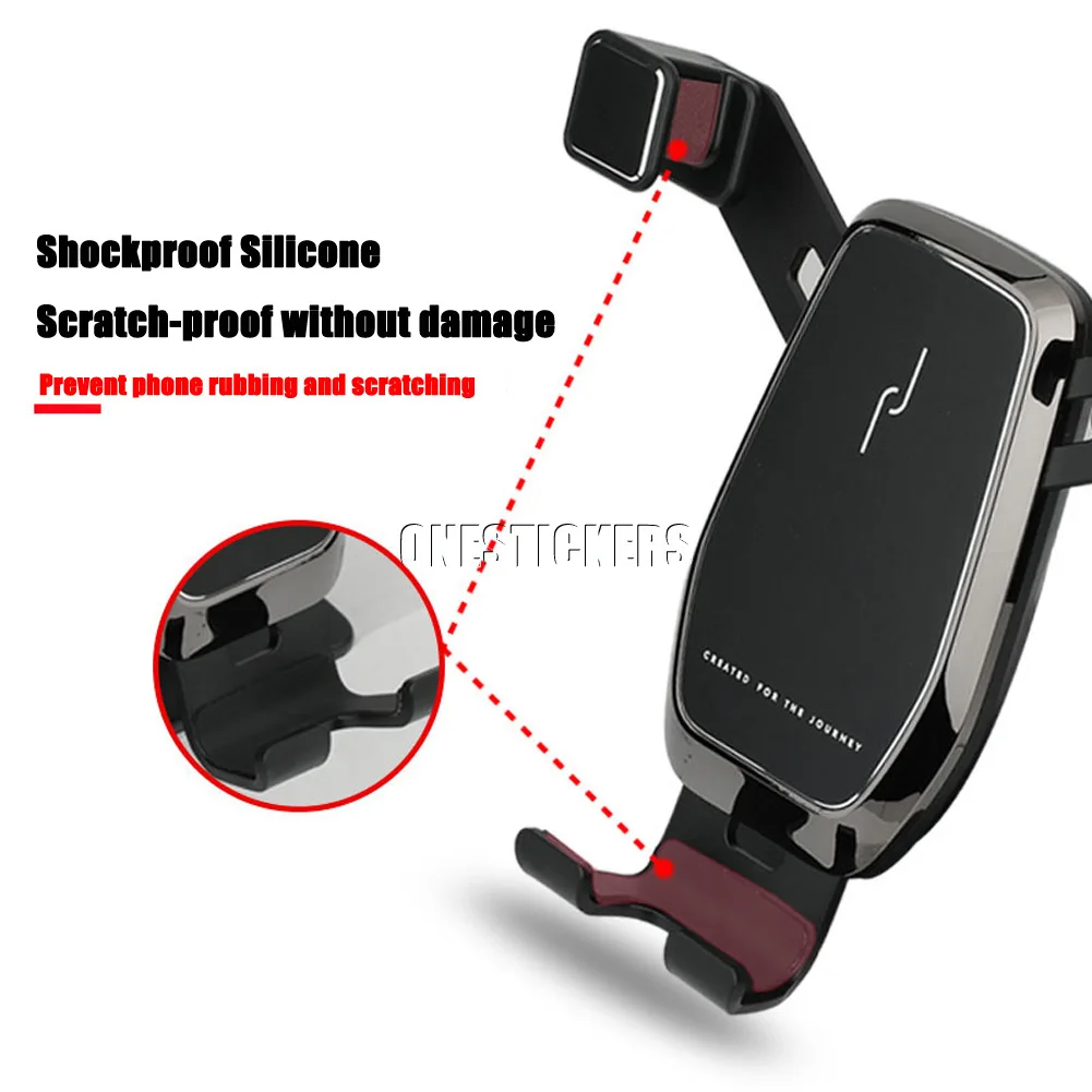 For Mercedes Benz GLE GLS Class W167 V167 Coupe C167 X167 AMG GLE53 63 2020-2023 Car Mobile Phone Holder Air Outlet Snap Bracket