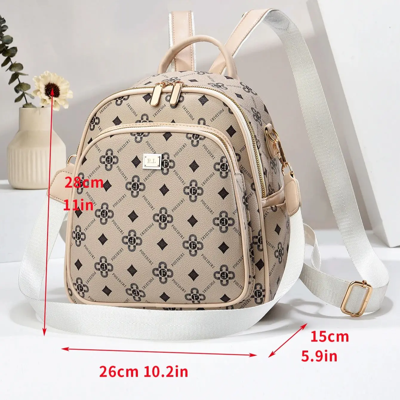 Шикарный женский рюкзак-Легкий Повседневный рюкзак с случайным принтом