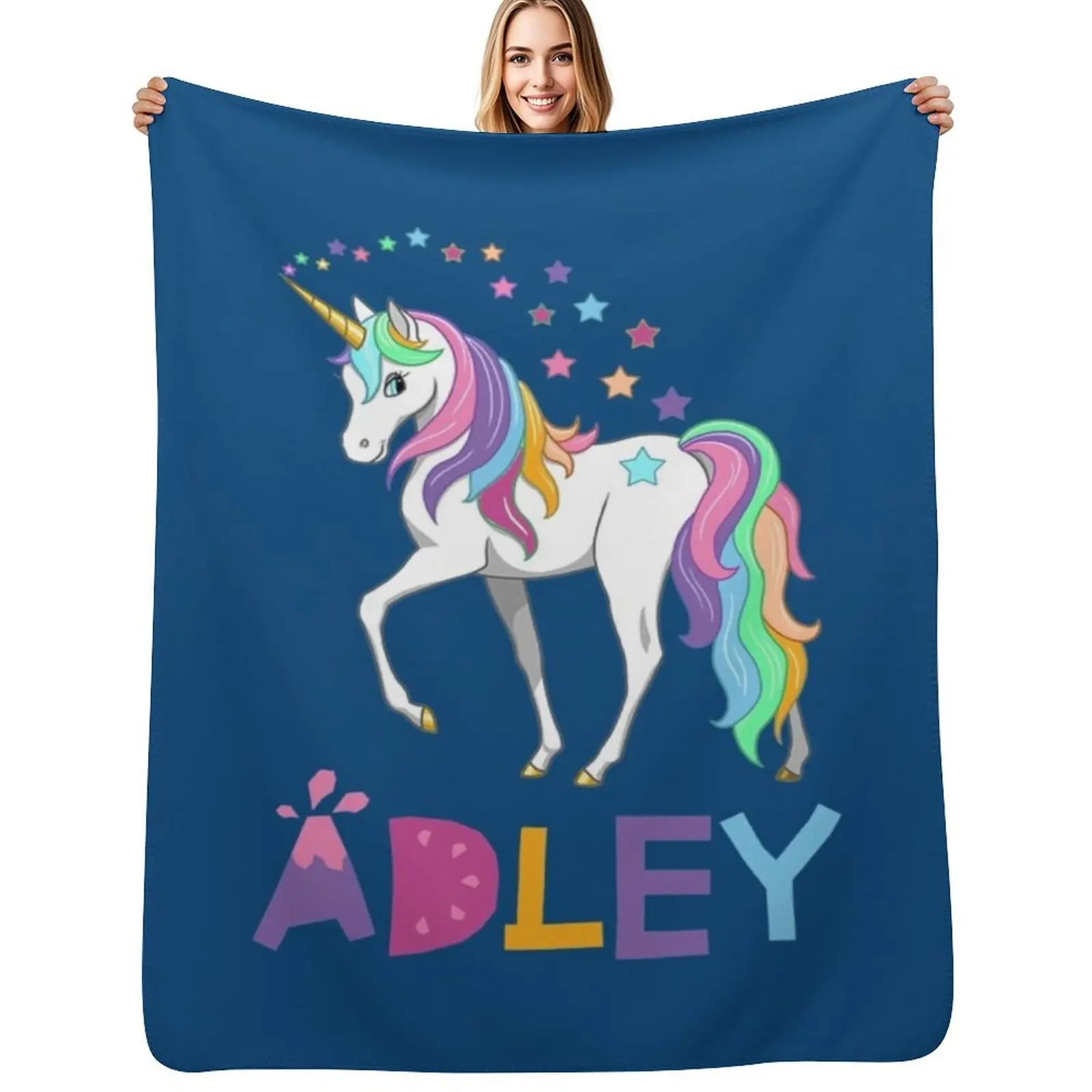 

a for adley Throw Blanket Warm Throw Blanket Gift for Anniversary
