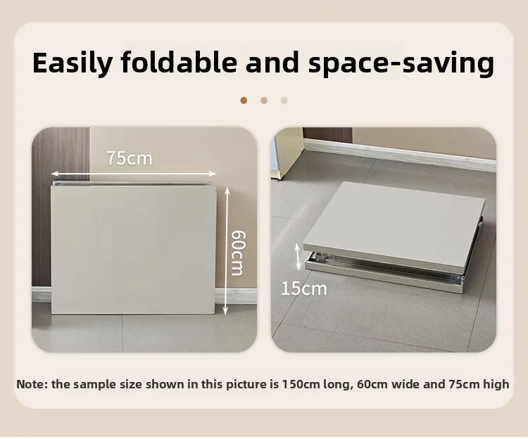 Stainless Steel Multifunctional Foldable Table Portable Outdoor Camping Desk Commercial Buffet Serving Counter Home Dining Table
