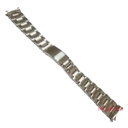 Luxury 20mm 316L Stainless Steel Curved End Rivet Screws Oyster Watch Band Strap Bracelet Fit for RLX  5508 5512 5513 5517 94110