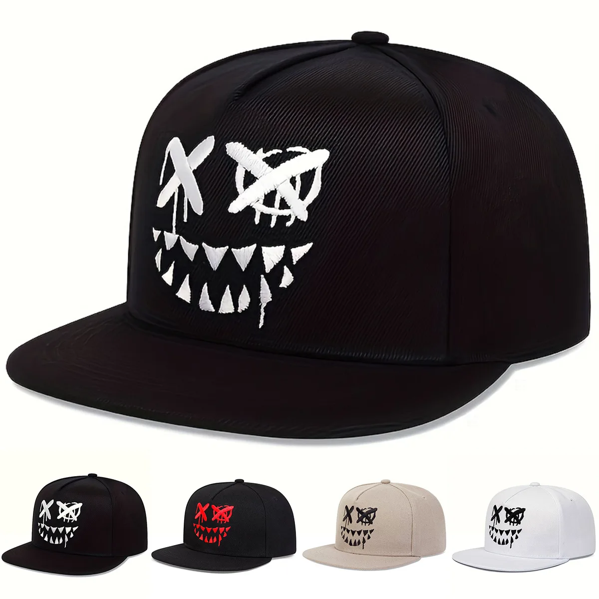 Hip Hop Men Cap Personalized Embroidered Baseball Cap Adjustable Cotton Snapback Hat Spring Summer Outdoor Sun Hat Leisure Hats