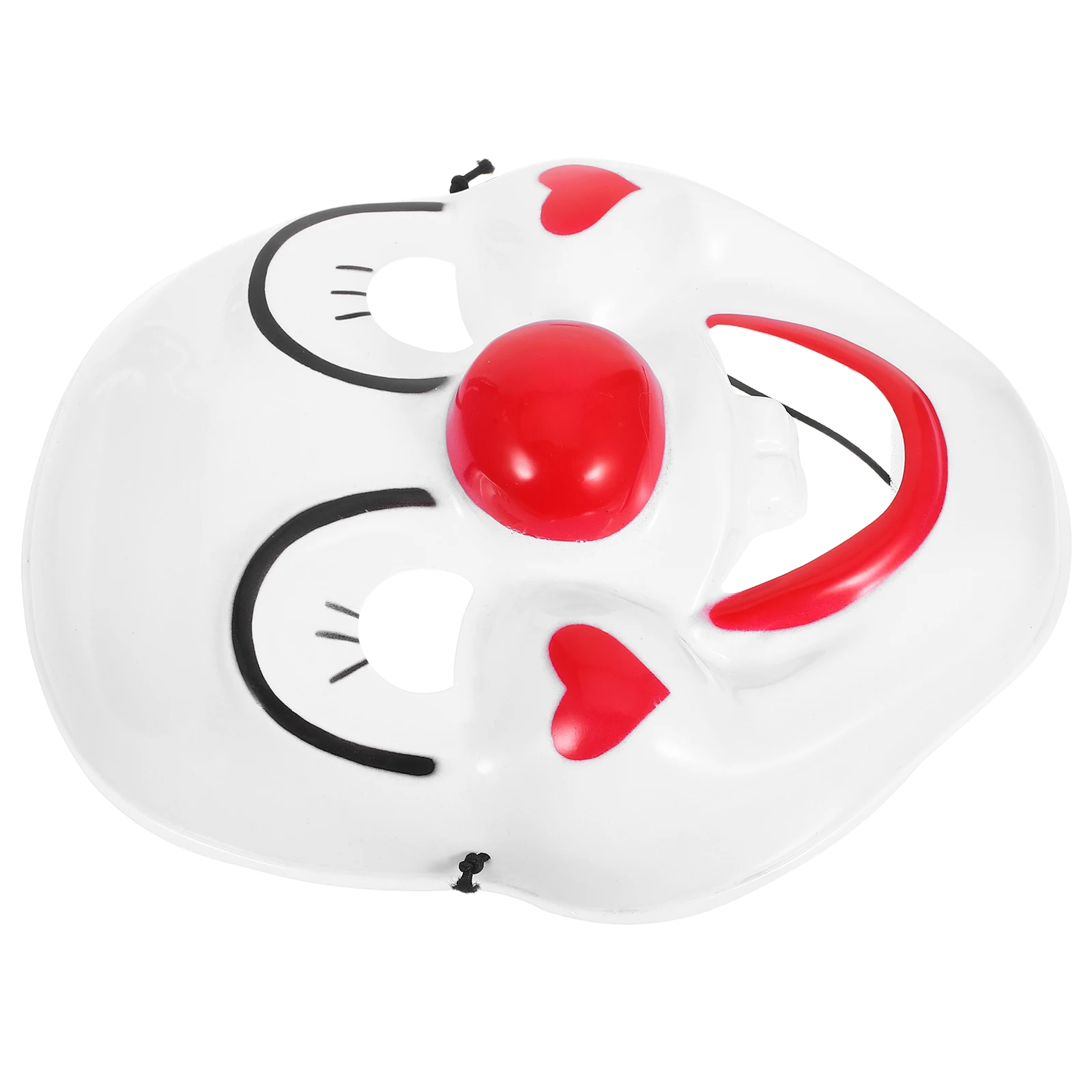 Party Clown Mask Cosplay Costume Props Aldult Accessories Plastic for Men Dress Creepy Child